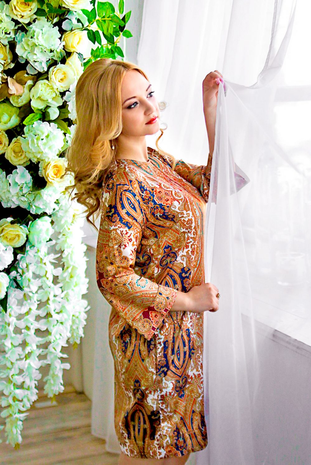 платье пейсли из натурального шелка от бренда Liubov Jbaai фото 4